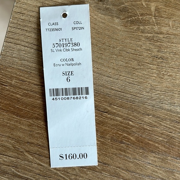 White House Black Market colour block shift dress - Picture 5 of 9